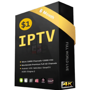 6 Months One Dollar IPTV 5 Connections